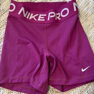 Nike Women's Pro Magenta Bike Shorts